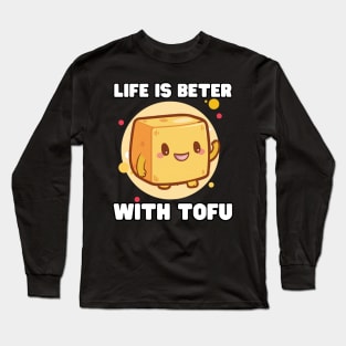 Tofu Happy Long Sleeve T-Shirt